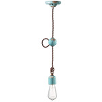 Retro Pendant - Vintage Light Blue