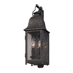 Larchmont Wall Lantern - Pewter / Clear