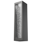 Torrent Outdoor Wall Sconce - Argento Grey / Rimelight Glass