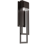 Cascade Outdoor Wall Sconce - Statuary Bronze / Chilled Clear