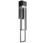 Cascade Outdoor Wall Sconce - Argento Grey / Chilled Clear