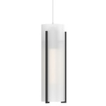 Exos Low Voltage Mini Pendant - Black / Opal