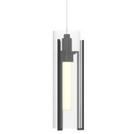 Exos Low Voltage Mini Pendant - Black / Clear