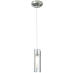Exos Low Voltage Mini Pendant - Sterling / Clear