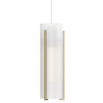 Exos Low Voltage Mini Pendant - Modern Brass / Opal