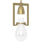 Apothecary Mini Pendant - Modern Brass / Clear