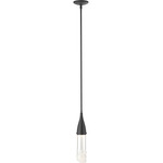 Fritz Mini Pendant - Black / Clear