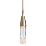 Fritz Mini Pendant - Soft Gold / Clear