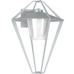 Stellar Outdoor Wall Sconce - Coastal Burnished Steel / Clear