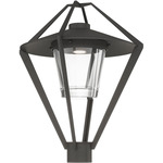 Stellar Outdoor Post Light - Coastal Natural Iron / Clear