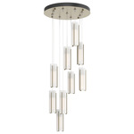 Exos 9 Light Multi Light Pendant - Soft Gold / Opal