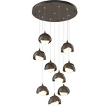 Brooklyn Multi Light Pendant - Bronze / Bronze