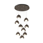 Brooklyn Multi Light Pendant - Bronze / Bronze