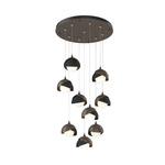 Brooklyn Multi Light Pendant - Bronze / Black