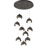 Brooklyn Multi Light Pendant - Dark Smoke / Oil Rubbed Bronze