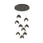 Brooklyn Multi Light Pendant - Dark Smoke / Dark Smoke