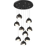 Brooklyn Multi Light Pendant - Black / Oil Rubbed Bronze