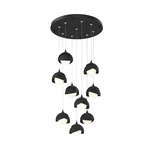 Brooklyn Multi Light Pendant - Black / Black