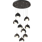 Brooklyn Multi Light Pendant - Oil Rubbed Bronze / Black