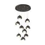 Brooklyn Multi Light Pendant - Oil Rubbed Bronze / Natural Iron