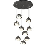Brooklyn Multi Light Pendant - Natural Iron / Sterling