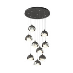 Brooklyn Multi Light Pendant - Natural Iron / Black