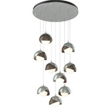 Brooklyn Multi Light Pendant - Vintage Platinum / Bronze