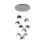 Brooklyn Multi Light Pendant - Vintage Platinum / Black