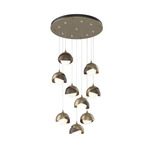 Brooklyn Multi Light Pendant - Soft Gold / Bronze