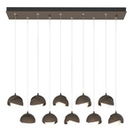 Brooklyn Linear Multi Light Pendant - Bronze / Bronze