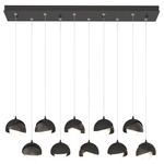 Brooklyn Linear Multi Light Pendant - Black / Oil Rubbed Bronze