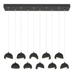 Brooklyn Linear Multi Light Pendant - Black / Black