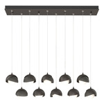 Brooklyn Linear Multi Light Pendant - Oil Rubbed Bronze / Natural Iron