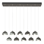 Brooklyn Linear Multi Light Pendant - Natural Iron / Vintage Platinum