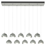 Brooklyn Linear Multi Light Pendant - Vintage Platinum / Vintage Platinum