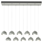 Brooklyn Linear Multi Light Pendant - Vintage Platinum / Vintage Platinum