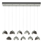 Brooklyn Linear Multi Light Pendant - Vintage Platinum / Oil Rubbed Bronze