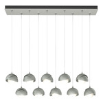 Brooklyn Linear Multi Light Pendant - Vintage Platinum / Vintage Platinum