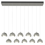 Brooklyn Linear Multi Light Pendant - Sterling / Sterling