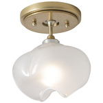 Ume Semi Flush Ceiling Light - Soft Gold / Soft Gold