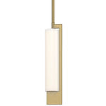 Axis Mini Pendant - Modern Brass / Opal