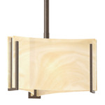 Exos Delta Mini Pendant - Bronze / Amber
