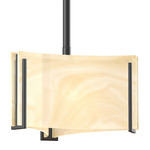 Exos Delta Mini Pendant - Black / Amber