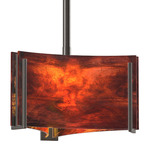 Exos Delta Mini Pendant - Oil Rubbed Bronze / Topaz