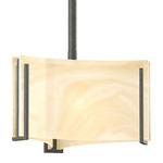 Exos Delta Mini Pendant - Natural Iron / Amber