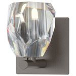 Gatsby Wall Sconce - Oil Rubbed Bronze / Crystal