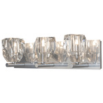 Gatsby Bathroom Vanity Light - Sterling / Crystal