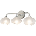 Ume Bathroom Vanity Light - Sterling / Sterling