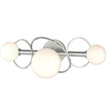 Olympus Bathroom Vanity Light - Vintage Platinum / Opal