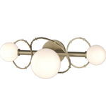 Olympus Bathroom Vanity Light - Soft Gold / Opal